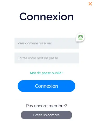Connexion des membres du Rizz Casino