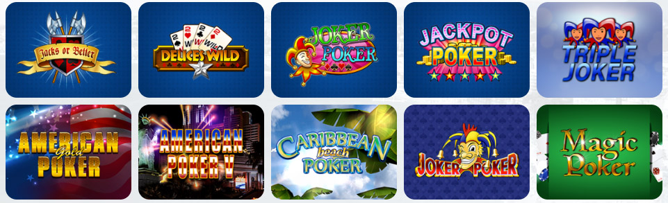 Video Poker RIZZ CASINO