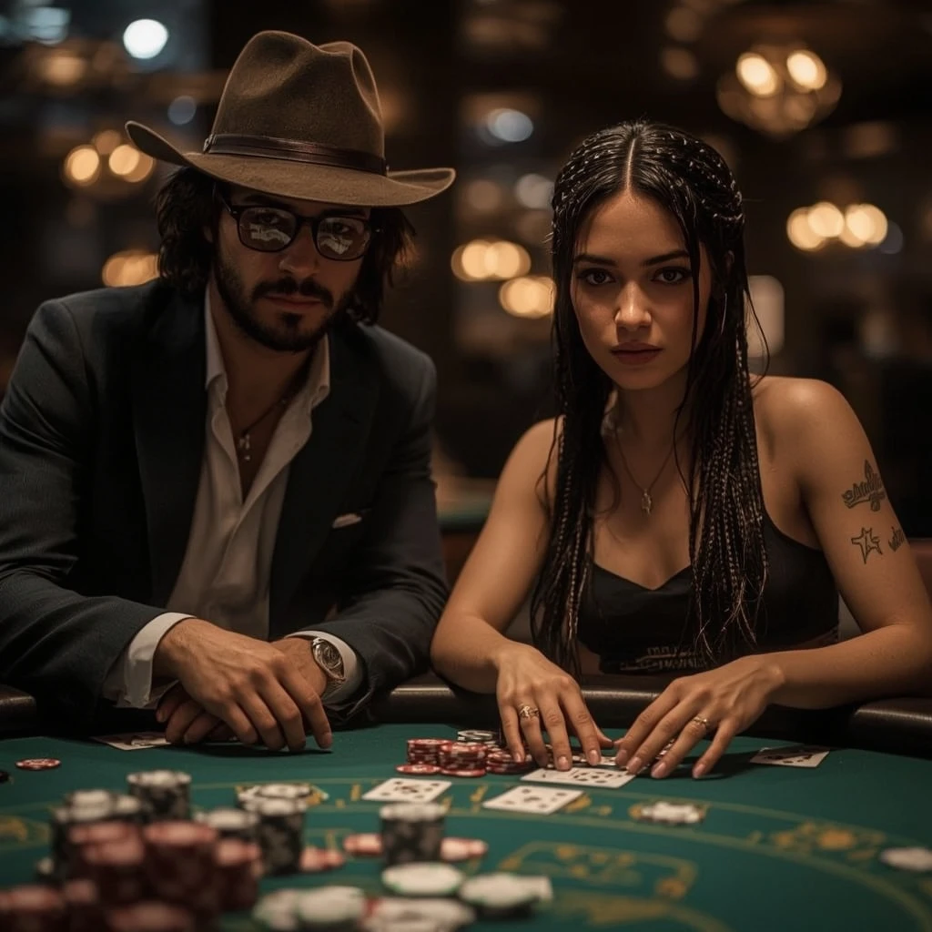 photo de deux joueurs de poker RIZZ CASINO